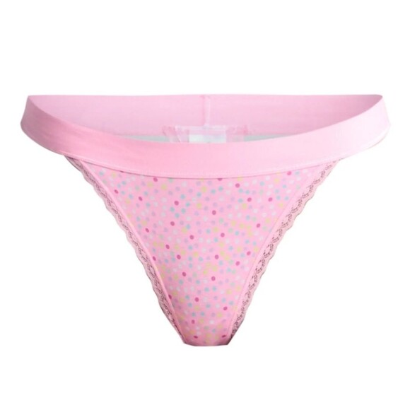 Easter Women's Thong Panties with Lace Trim from Way to Celebrate,Size XXL(20) - Picture 3 of 8